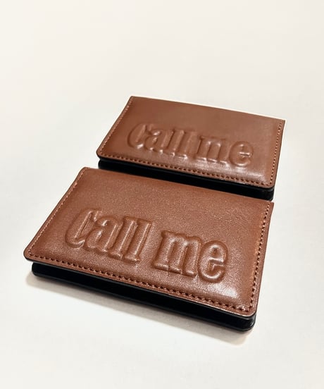 「Call me」BUSINESS CARD CASE