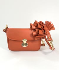 3WAY FRILL POCHETTE SIZE:S(レザーショルダー)