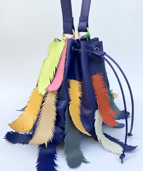 FEATHER SHOULDER BAG (LARGE)