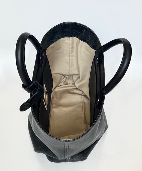 STONE WASH TEXTURE TOTE BAG
