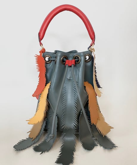 FEATHER HAND BAG