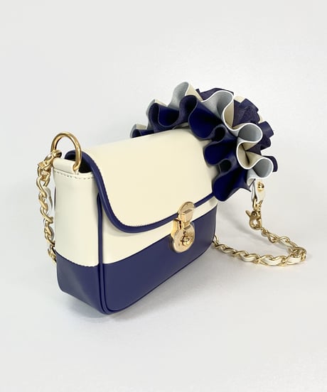 3WAY FRILL POCHETTE SIZE:S(チェーンショルダー)