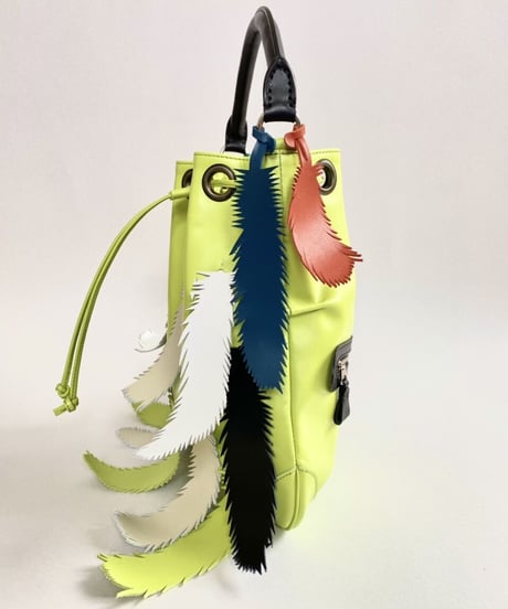 FEATHER HAND BAG
