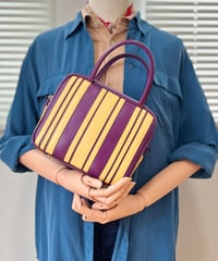 MULTI STRIPE SQUARE HANDBAG