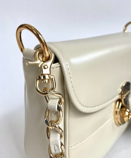 3WAY FRILL POCHETTE SIZE:S(チェーンショルダー)