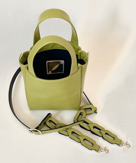 MINI TOTE with CHAIN MOTIF SHOULDER STRAP