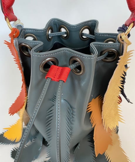 FEATHER HAND BAG