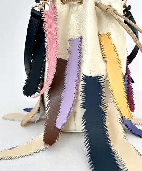 2WAY FEATHER BAG