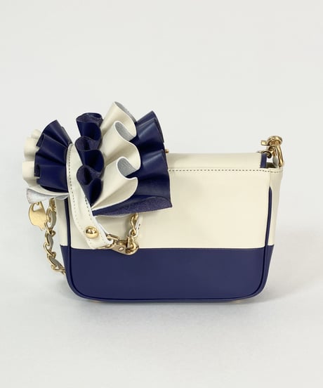3WAY FRILL POCHETTE SIZE:S(チェーンショルダー)