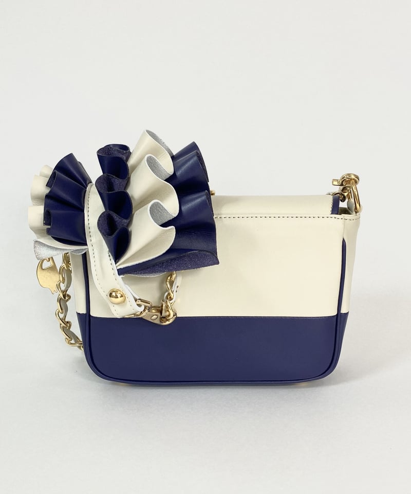 3WAY FRILL POCHETTE SIZE:S(チェーンショルダー) | tortoago