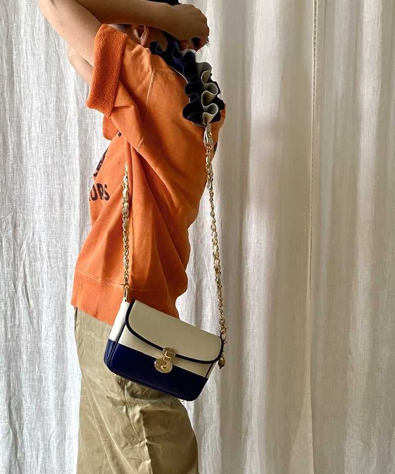 3WAY FRILL POCHETTE SIZE:S(チェーンショルダー) | tortoago