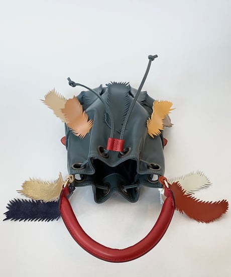 FEATHER HAND BAG