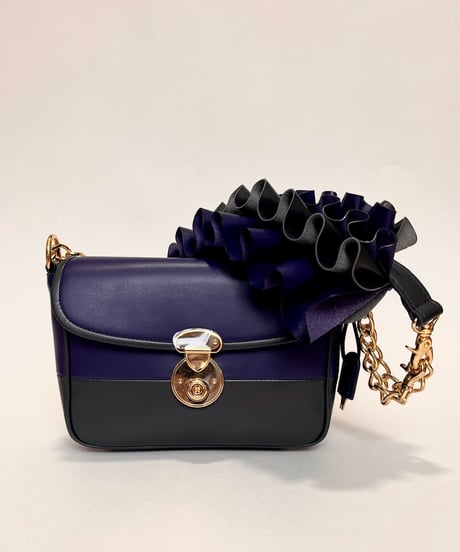 3WAY FRILL POCHETTE SIZE:S(チェーンショルダー)
