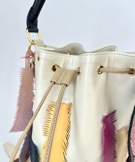 2WAY FEATHER BAG