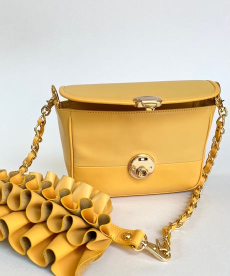 3WAY FRILL POCHETTE SIZE:S(チェーンショルダー)