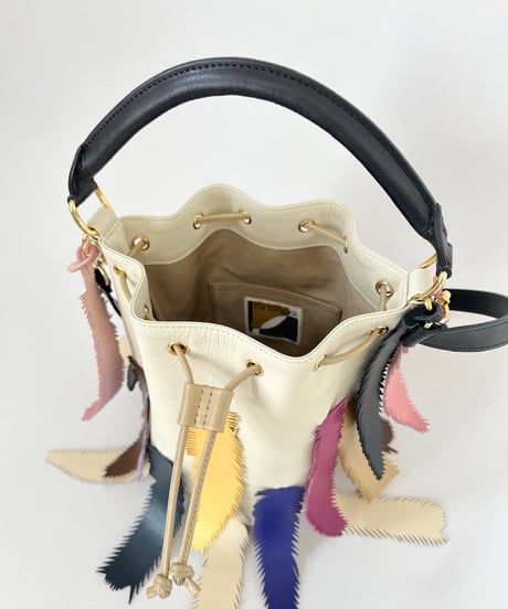 2WAY FEATHER BAG