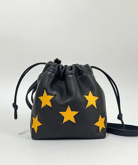 “HOSHIBOSHI”DRAWSTRING SHOULDER POUCH