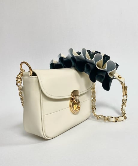 3WAY FRILL POCHETTE SIZE:S(チェーンショルダー)