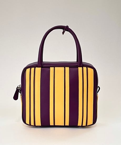 MULTI STRIPE SQUARE HANDBAG