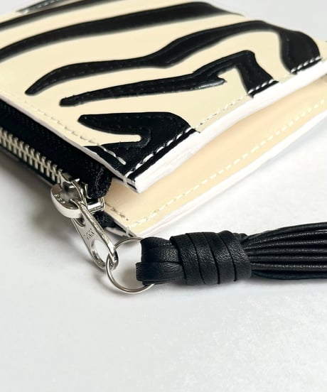 ZEBRA PATTERN COMPACT WALLET