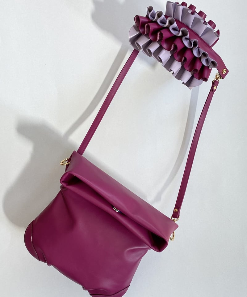 2WAY FRILL SHOULDER BAG | tortoago 2WAY FRILL SHOULDER BAG | tortoago