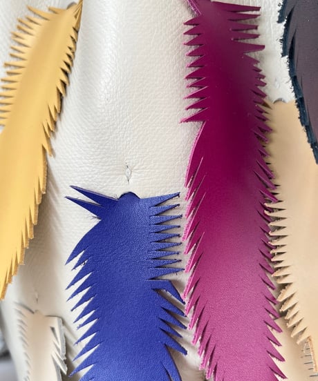 2WAY FEATHER BAG