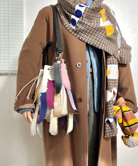 2WAY FEATHER BAG