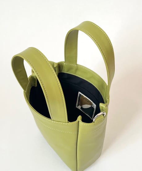 MINI TOTE with CHAIN MOTIF SHOULDER STRAP