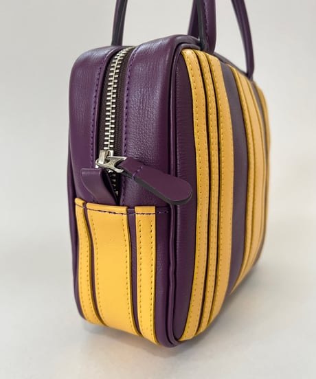 MULTI STRIPE SQUARE HANDBAG