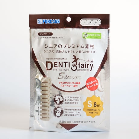【訳ありアウトレット品】デンティ・スリーフェアリー シニア　グレインフリー〈SS/S/M〉