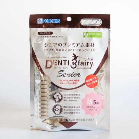 【訳ありアウトレット品】デンティ・スリーフェアリー シニア　グレインフリー〈SS/S/M〉