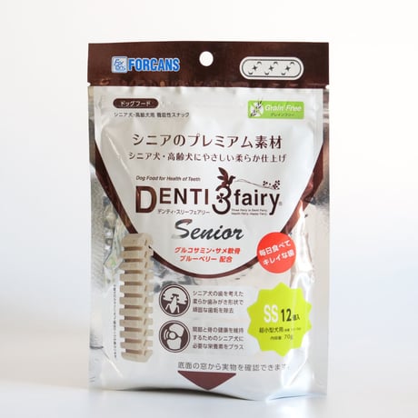 【訳ありアウトレット品】デンティ・スリーフェアリー シニア　グレインフリー〈SS/S/M〉