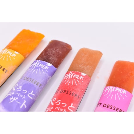 【訳ありアウトレット品】ぺろっとペットデザート〈りんご/マンゴー/いちご/ブルーベリー〉