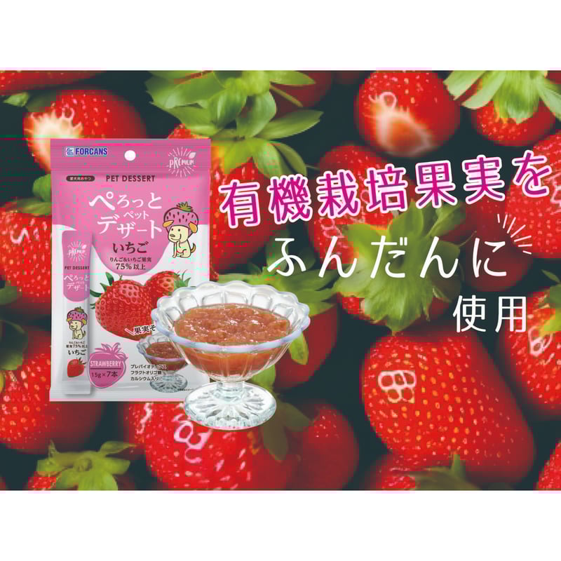 ぺろっとペットデザート〈いちご〉 | tenii（フォーキャンス