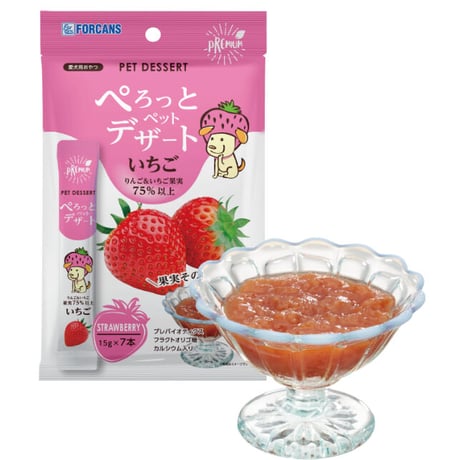 ぺろっとペットデザート〈いちご〉