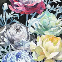 飯田四郎、天上の詩’99（Ｉ）、希少画集画、新品高級額・額装付、状態良好 飯田四郎、「天上の詩 '99(Ⅰ)」、希少画集の額装画、四季、風景、人気作品