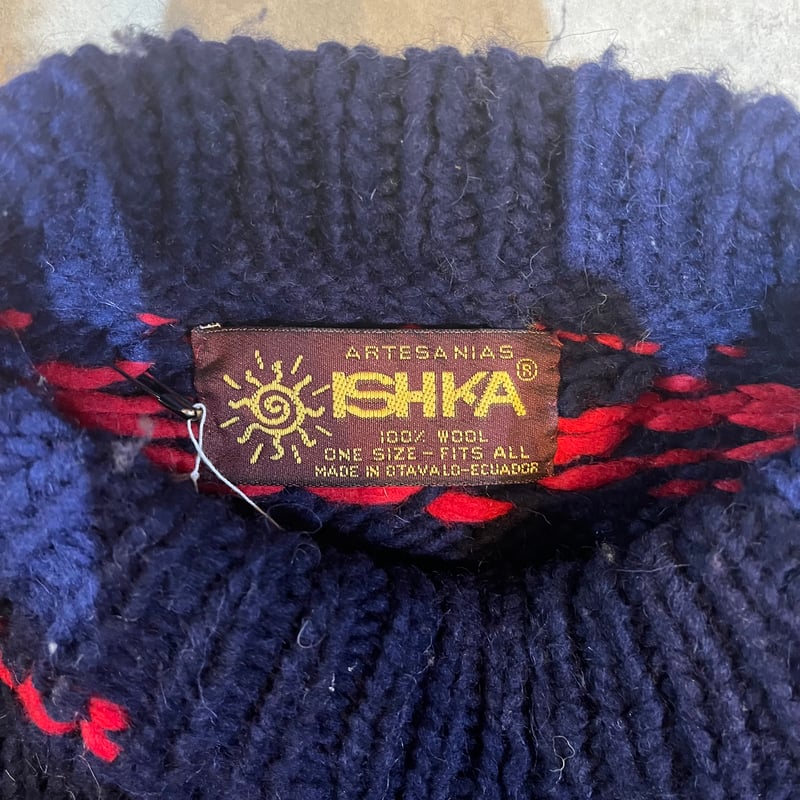 vintage 80s ISHKA Ecuador knit | Dxias used clo...