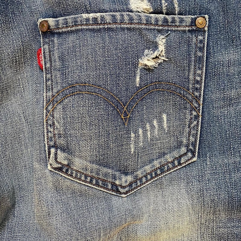 90's Levi's 201 方ポケ NO.2 denim made in USA | Dx...