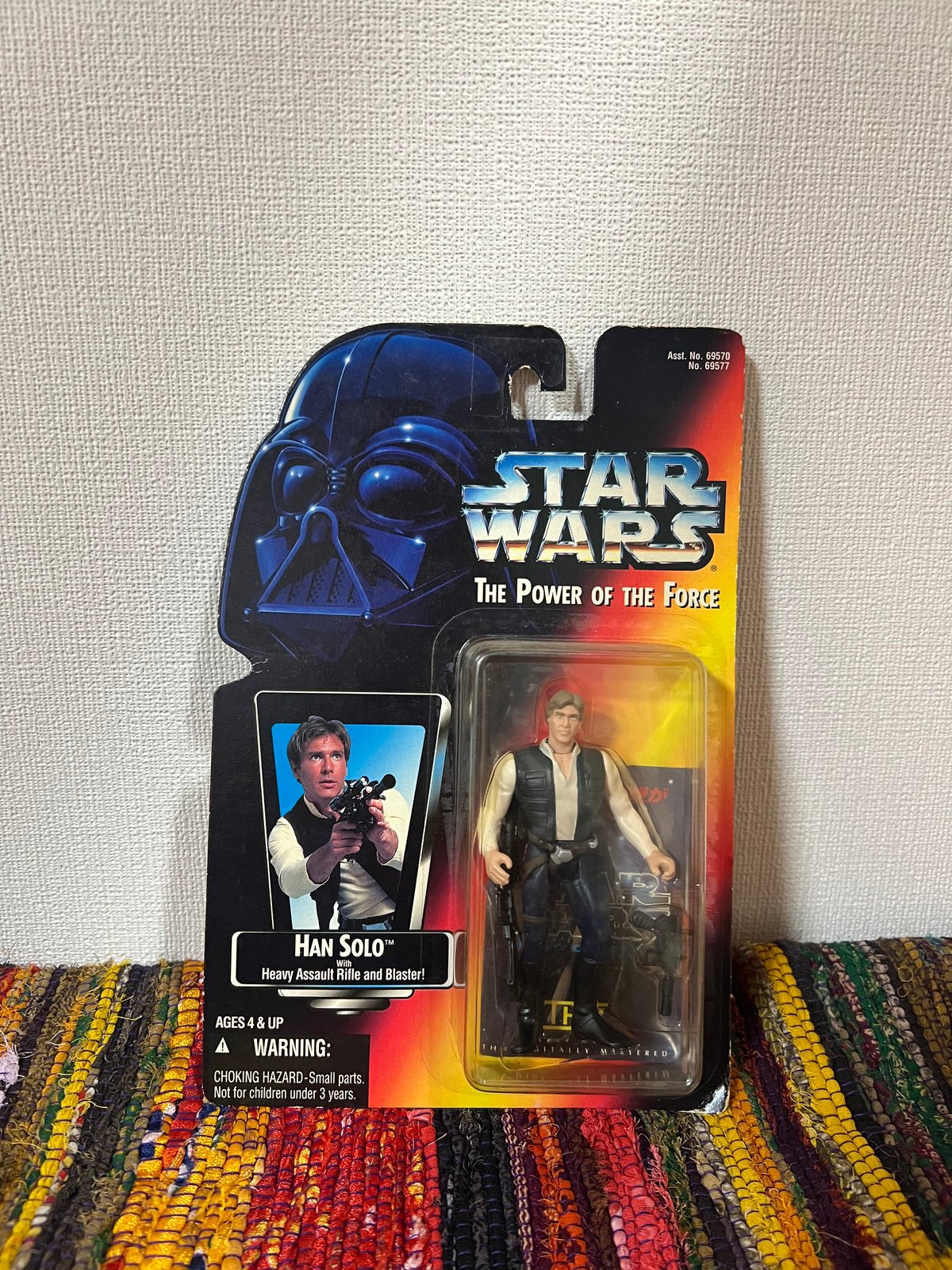 【STAR WARS】ハンソロ　BASIC FIGURE　THE POWER OF THE FORCE オレンジカード