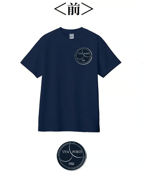 UTA　T-shirt　ウタ・Ｔシャツ（Ｌサイズ・ネイビー）