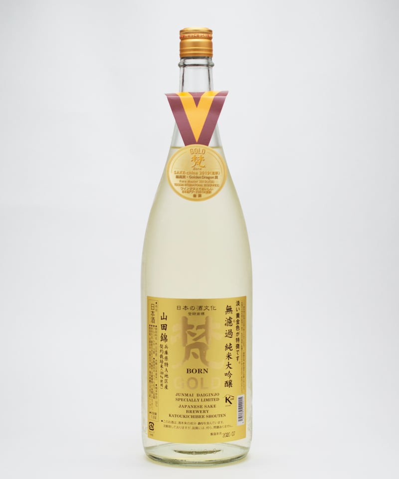 梵 GOLD 無濾過 純米大吟醸酒 1,800ml | 酒文化 食文化 ウタ