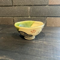 虎渓窯　織部飯碗（中）