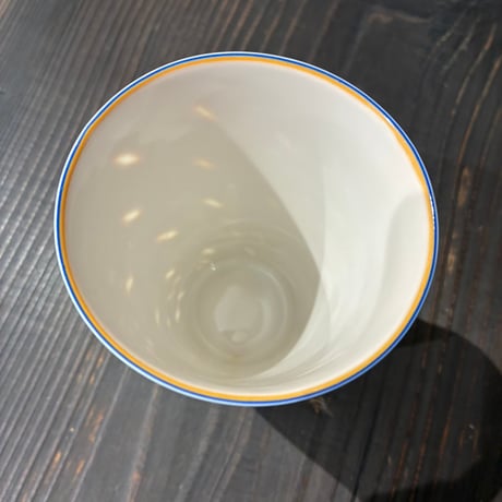北川和喜　重色目グラス（オレンジ）