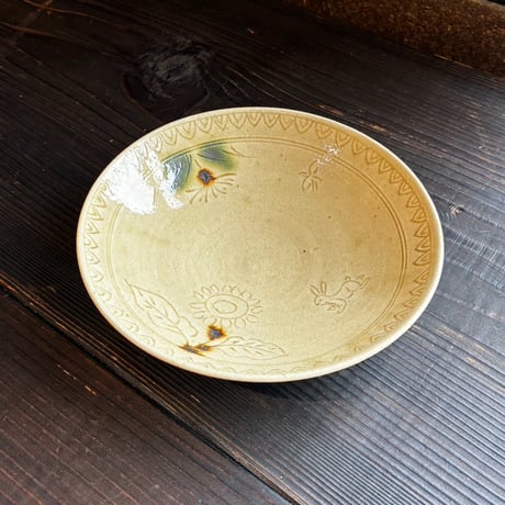 草の頭窯　草花鉢