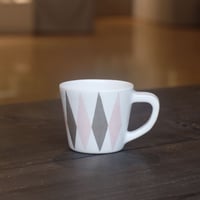 徳田 吉美　漆蒔マグカップ（アルルカン　ピンク）