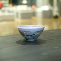 林英樹　二色線刻　入れ子ボウル（ピンク）