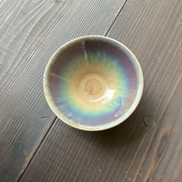 永草 陽平　窯変流彩茶碗（木箱付・後日）