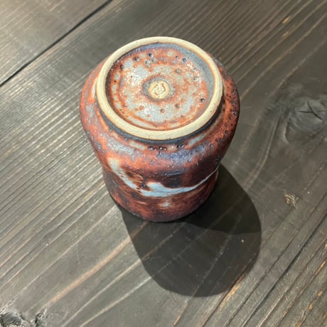 虎渓窯　赤志野湯呑