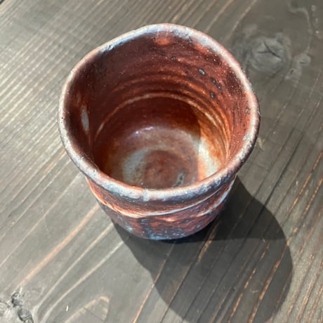 虎渓窯　赤志野湯呑