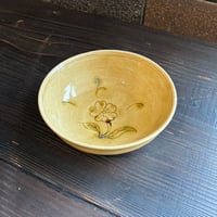 草の頭窯　黄瀬戸小鉢